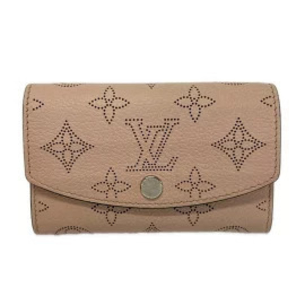 LOUIS VUITTON Portemonnaie coin case Wallet Magnolia Pink Leather Cowhide